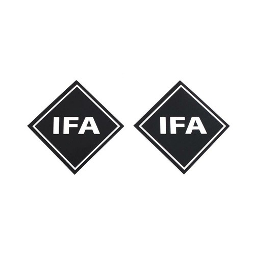 Paar ifa aufkleber - karo, f